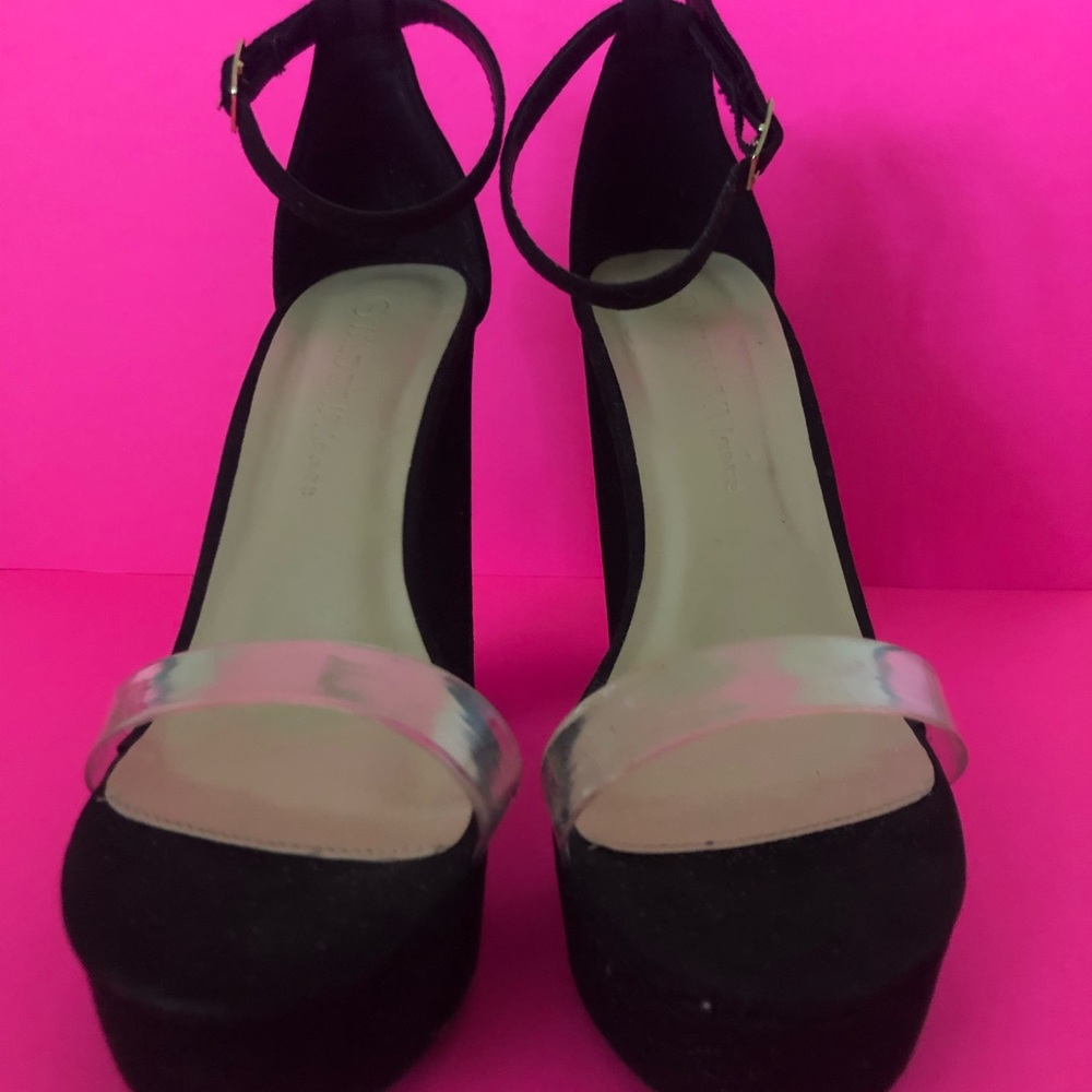 Black Platform Heel